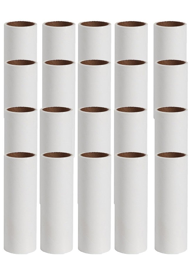 Rgqphantom Lint Roller Refills,Extra Sticky Lint Roller Replacement Refills Only, Inside Diameter 1.5 inch, 60 Sheets per Roll (Pack of 20, Total 1200 Sheets, 4 inch) - Image 1