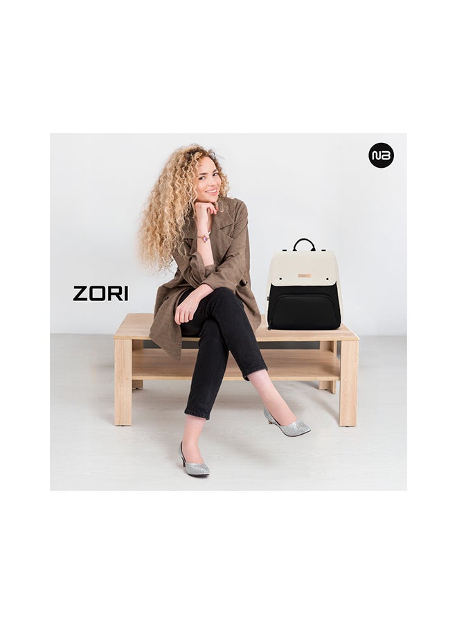 neobreez ZORI Multifunction Baby Diaper Bag Backpack Nappy Changing Travel Bag, Diaper Tote Bag, Water-Resistant Large Capacity 7-Pcs Set W/Changing Mat, Trolley Sleeve, Insulated Pockets, Diaper Bag For Mom&Dad - Image 3