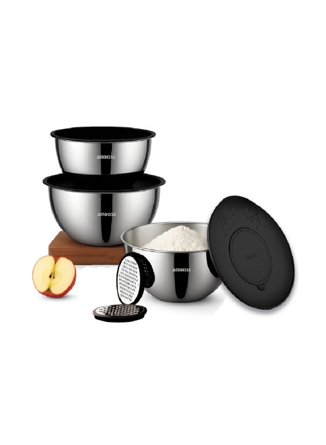 AMBOSS Product Details – Amboss 9-Piece Multi-Purpose Satin Finish Bowl Set with Lids - Image 5