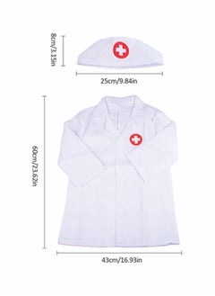 STAUD Kids Pretend Play Dress Up Set Doctor Cosplay Costume Boys and Girls Birthday Party Costumes  - Image 2