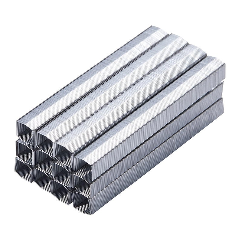 Bostitch Office B8 PowerCrown Staples, 0.375 Inch Leg, 45 Sheet Capacity, 5,000 Per Box (STCR21153/8), Silver - Image 2