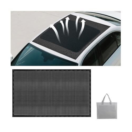 Sandfren Magnetic Car Sunroof Sun Shade Magent Breathable Vehicle Roof Sunshade Mesh Cover for Overnight Camping UV Protection Auto Accessories Universal for SUV Sedan Truck - Image 1