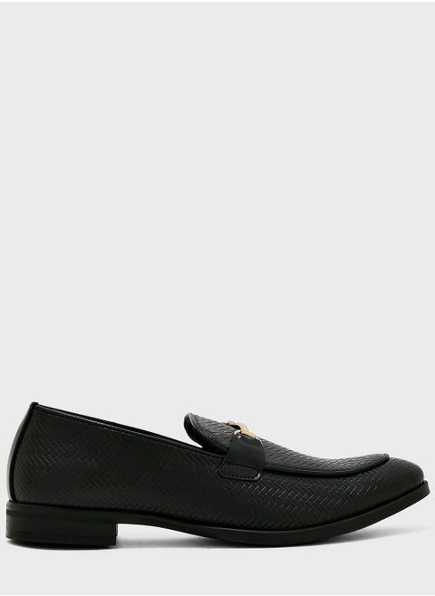 Textured Formal Slip Ons