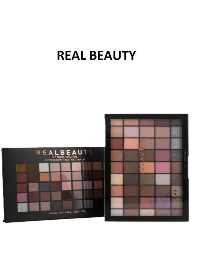 REALBEAUTY 45 Color Professional Eyeshadow Palette - Image 1