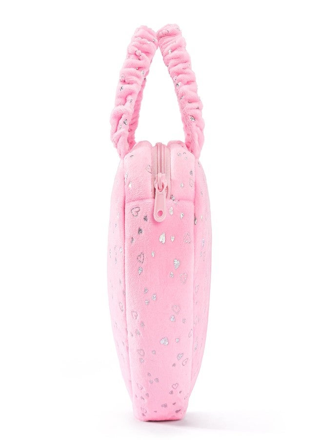 Gloveleya Back to School Gifts for Girls Baby Handbagag Pink Heart-shaped Features Colorful Heart Patterns,Perfect for Carrying Essentials in a Playful and Stylish Way,Compact Design 6-inch - Image 4