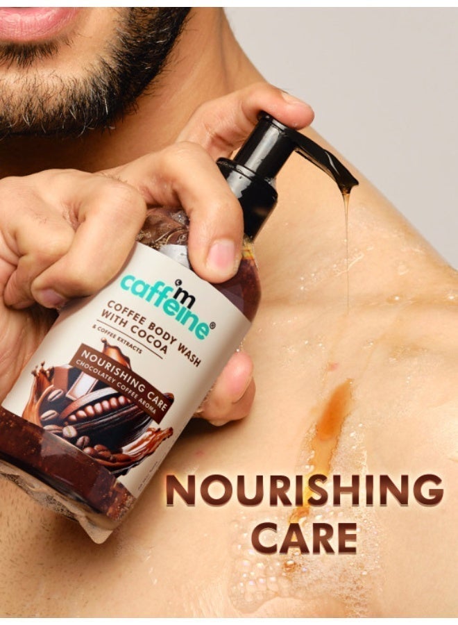 إم كافيين غسول الجسم بالكاكاو | غسول الجسم بالكاكاو | مزيل السمرة والتنظيف العميق | غني بفيتامين E وبرائحة الشوكولاتة المنشطة - 200 مل - Image 5
