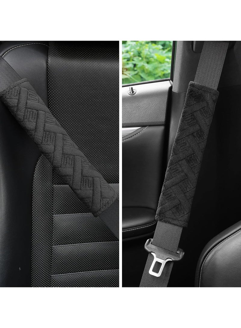 Bukela 2 Pack Universal Car Seat Belt Pads Cover Seat Belt Shoulder Strap Covers Harness Pad(Black) - Image 5