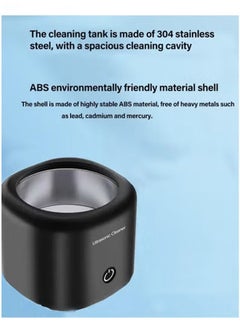 Furtey Ultrasonic Cleaner Retainer Cleaner: 43kHz Ultrasonic Denture Cleaner - 180ML Portable Teeth Cleaning Box for Orthodontics Braces Mouthguard/Jewelry Earrings Watches Bracelets Bracelet Cleaning  - Image 5