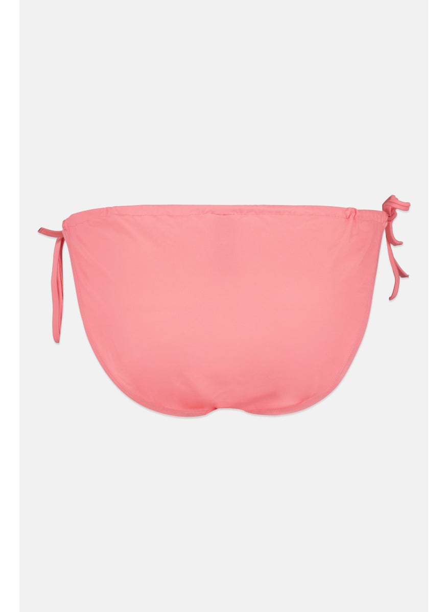 MONKI Women Solid Bikini Bottom, Pink  - Image 2