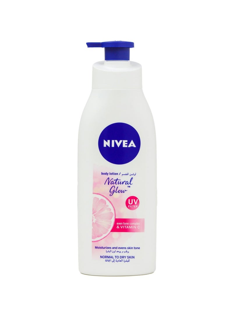 Nivea Natural Glow Body Lotion UV Filter 400ml