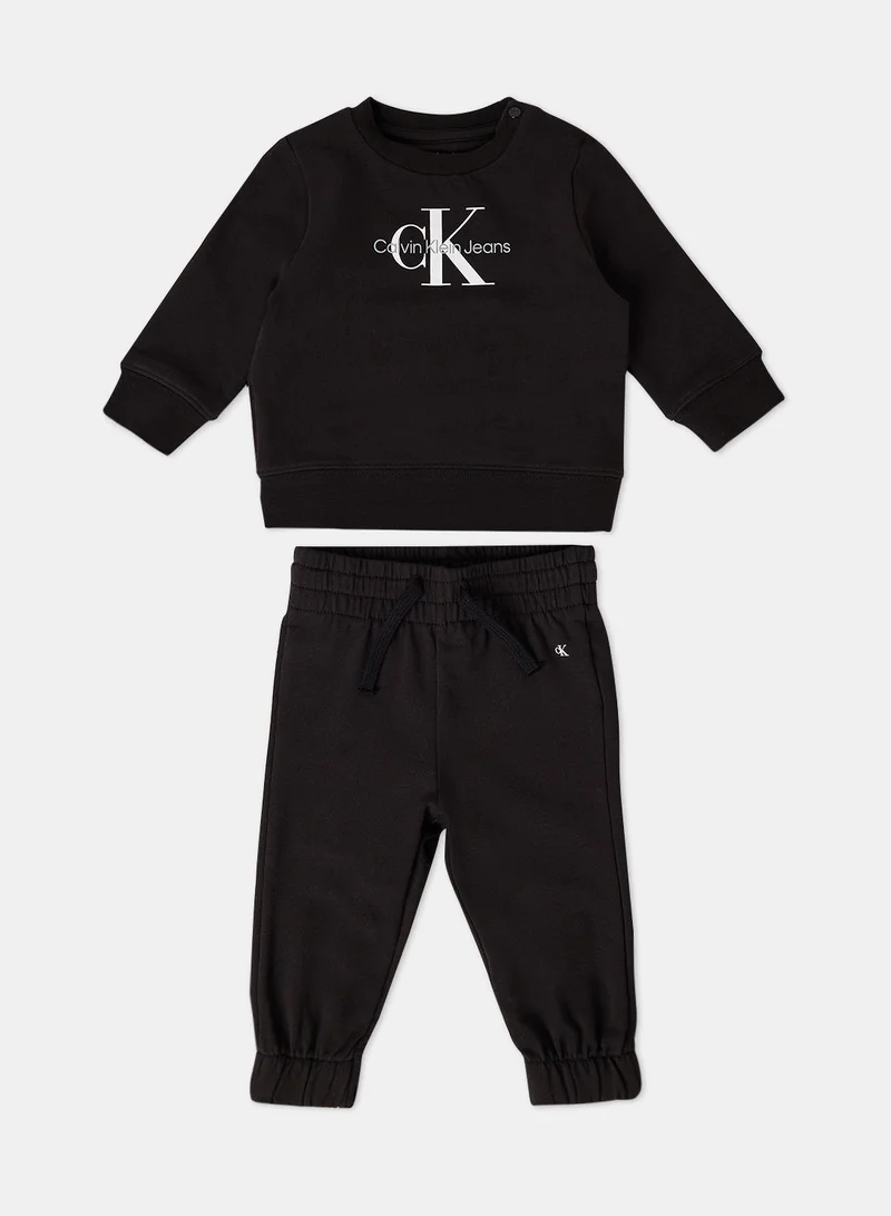 Calvin Klein Jeans Baby Unisex Monogram Jogger Set