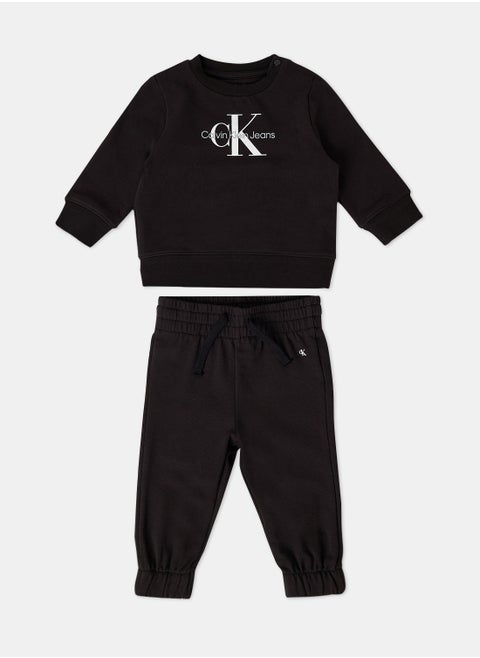 Baby Unisex Monogram Jogger Set
