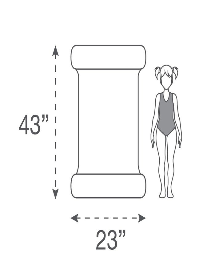 Coconut Float Rae Dunn: Chill Out Kids Hammock Float - 43x23 Inflatable Lounger, Coconut Float, Exercise/Relaxation Chair, Ages 8+ - Image 4