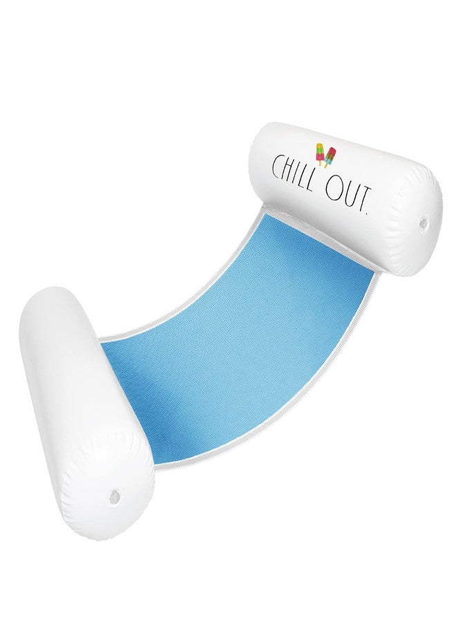 Coconut Float Rae Dunn: Chill Out Kids Hammock Float - 43x23 Inflatable Lounger, Coconut Float, Exercise/Relaxation Chair, Ages 8+ - Image 1