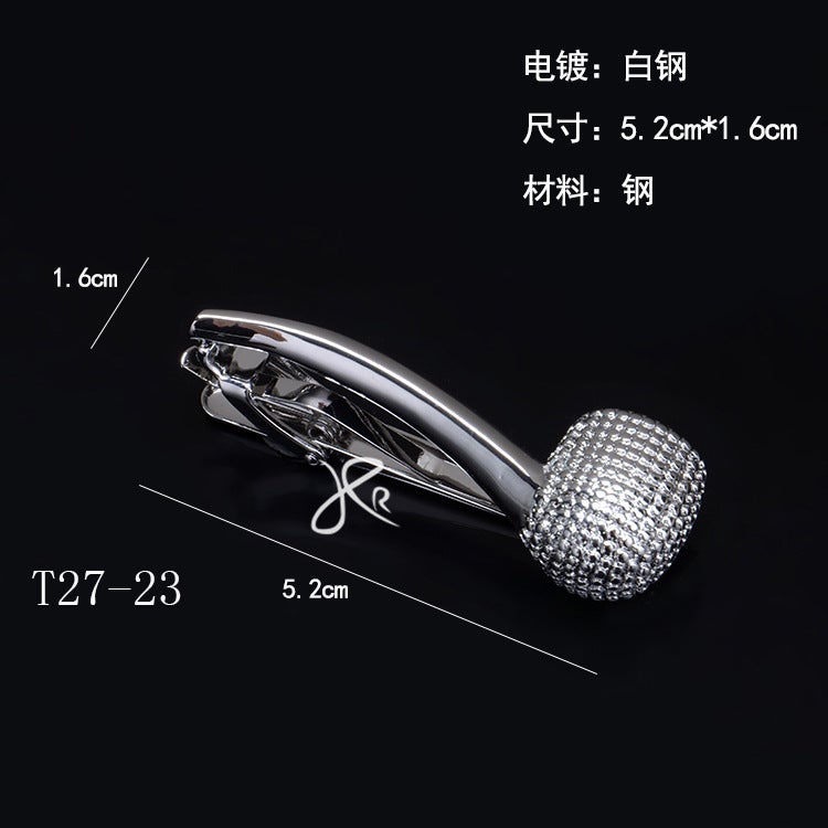 Boutique Fashion Personalized Clothing Accessories Men'S Suit Tie Clip Feather Animal Shape Creative Tie Clip Silver - Image 1