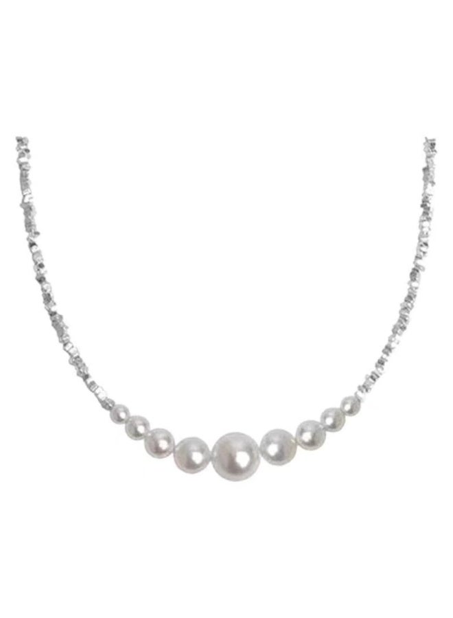 Goolsky Minimalist Pearl Necklace – Elegant French Style, Faux Pearls, Daily/Office/Formal Wear, Timeless Elegance - Image 5