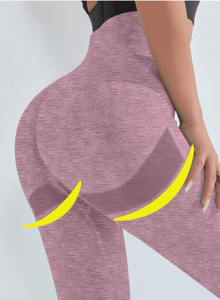 CATANES 2 Pack Of Women Seamless Legging Tummy Control High Waist Workout Gym Yoga Pants Xlarge Multicolour - Image 4