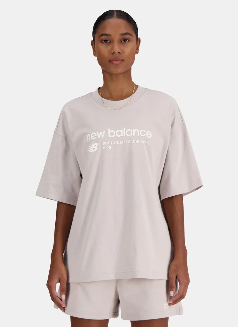 New Balance Women's Linear Heritage T-Shirt