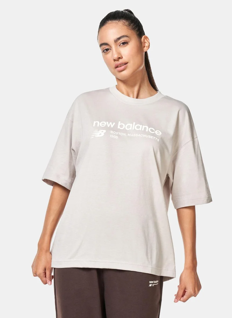 New Balance Women's Linear Heritage T-Shirt