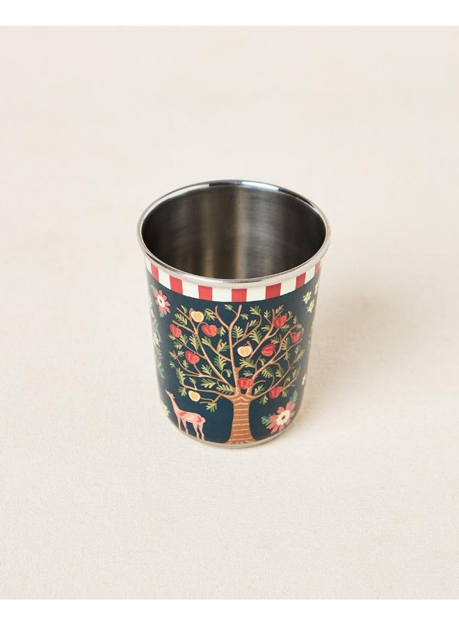 Chumbak Chinar Steel Tumblers - Set of 2, 220 ml | Kashmir Trails - Image 4