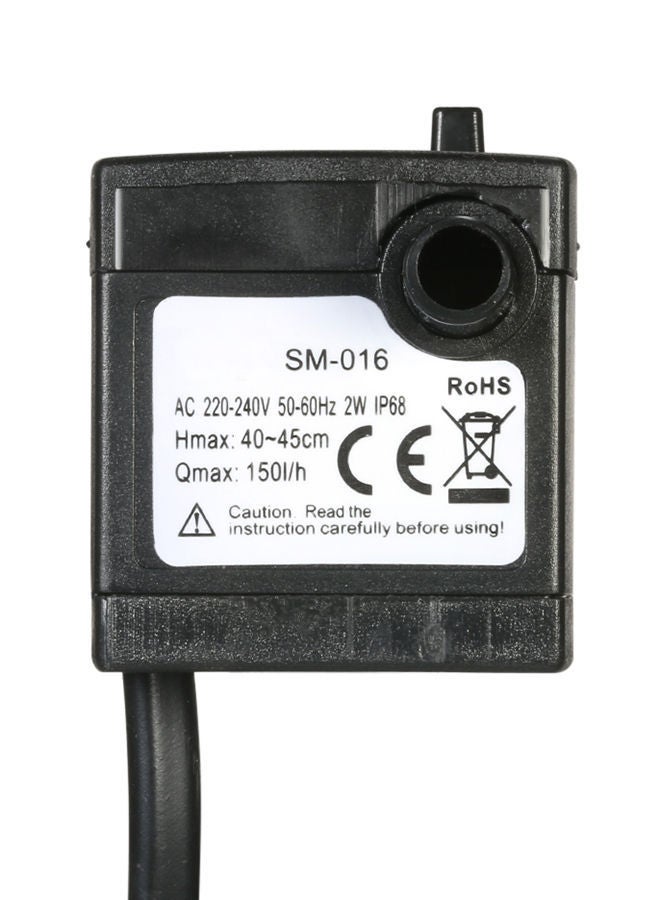 NIBEMINENT Submersible Water Pump For Aquarium Tabletop Fountains Pond Black 3.8 x 2.8cm - Image 3