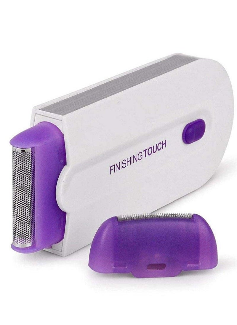 finishing touch SunHeart Hubs Finishing Touch Hair Remover | Rechargeable Instant Painless Facial Body Hair Remover Trimmer Shaver for Men and Women | Hair Removal Tool For Women (1Pc, White)  - Image 1