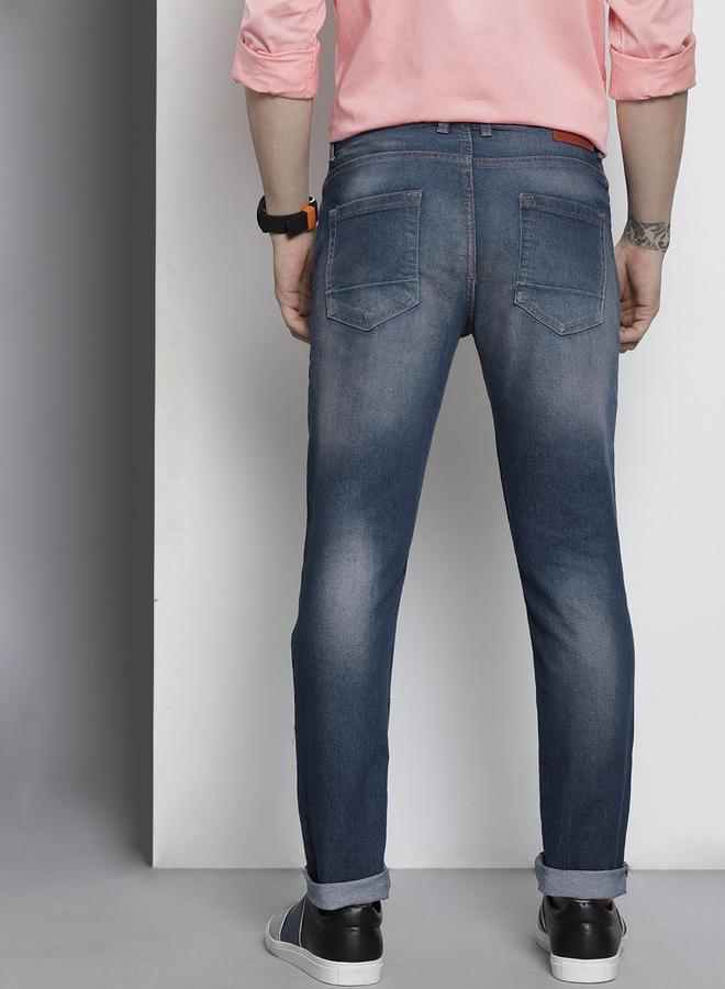 The Indian Garage Co Men Mid Rise Slim Fit Stretchable Jeans - Image 3