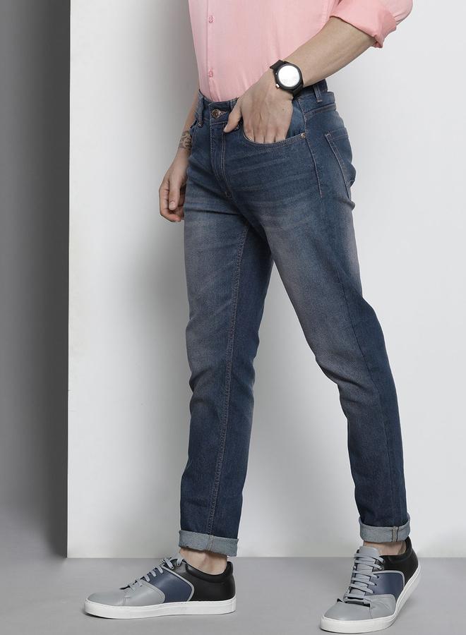 The Indian Garage Co Men Mid Rise Slim Fit Stretchable Jeans - Image 2