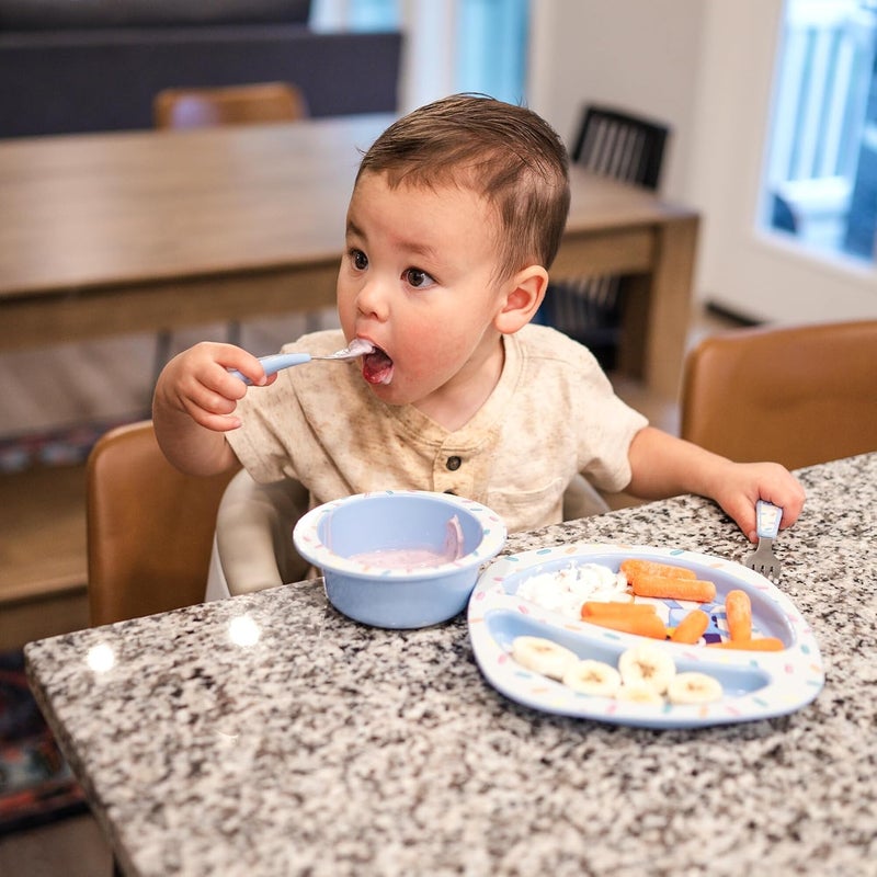 the FIRST years Bluey 4-Piece Toddler Dinnerware Set - Image 2