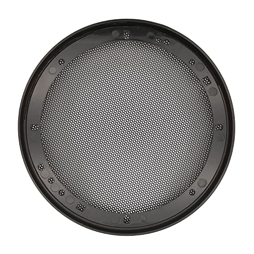 Fuhengli 6.5" Speaker Grill Covers, Car Speaker Subwoofer Guard Protector, ABS Plastic Frame with Metal Mesh, Black - 2Pcs - Image 3