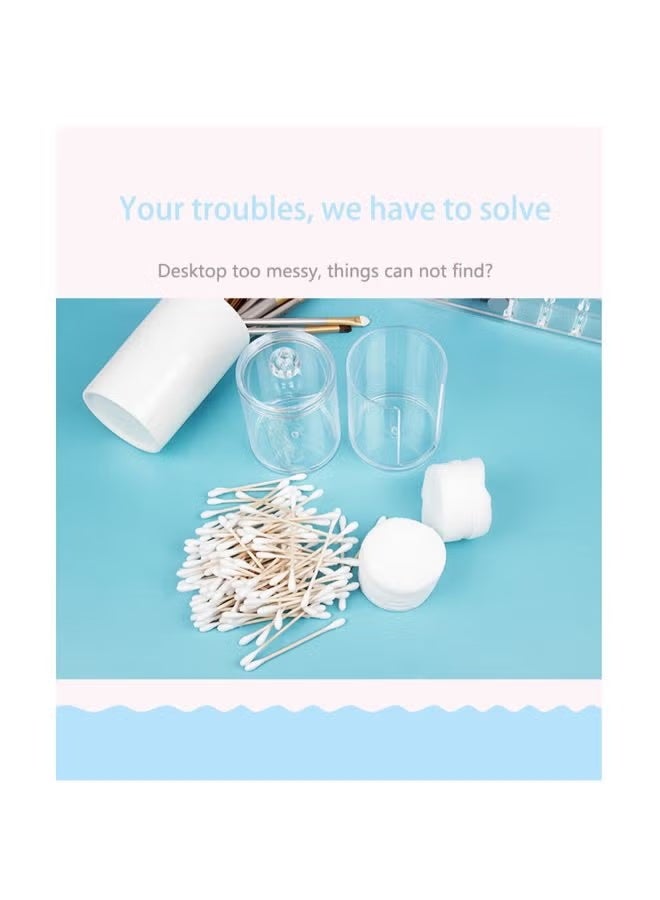 Two-tier transparent cosmetic storage box - Image 3