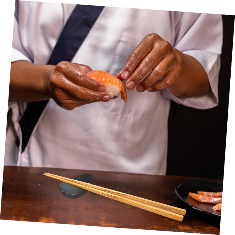 Japanese Style Ceramic Chopstick Holders Set Of 7 Elegant Tableware Size 5 5x3 4x2cm - Image 4