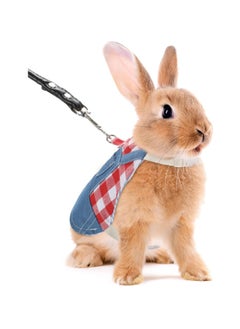 Rabbit Harness and Leash Bunny Stuff, Rabbit Walking Harness, Bunny Leash and Harness, Small Bunny Essentials, Bunny Rabbit Harness, with Leash for Kitten Puppy Small Pets Walking