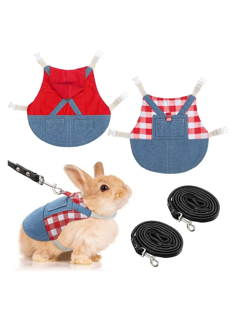 SYOSI - Rabbit Harness and Leash Bunny Stuff, Rabbit Walking Harness, Bunny Leash and Harness, Small Bunny Essentials, Bunny Rabbit Harness, with Leash for Kitten Puppy Small Pets Walking - Image 1