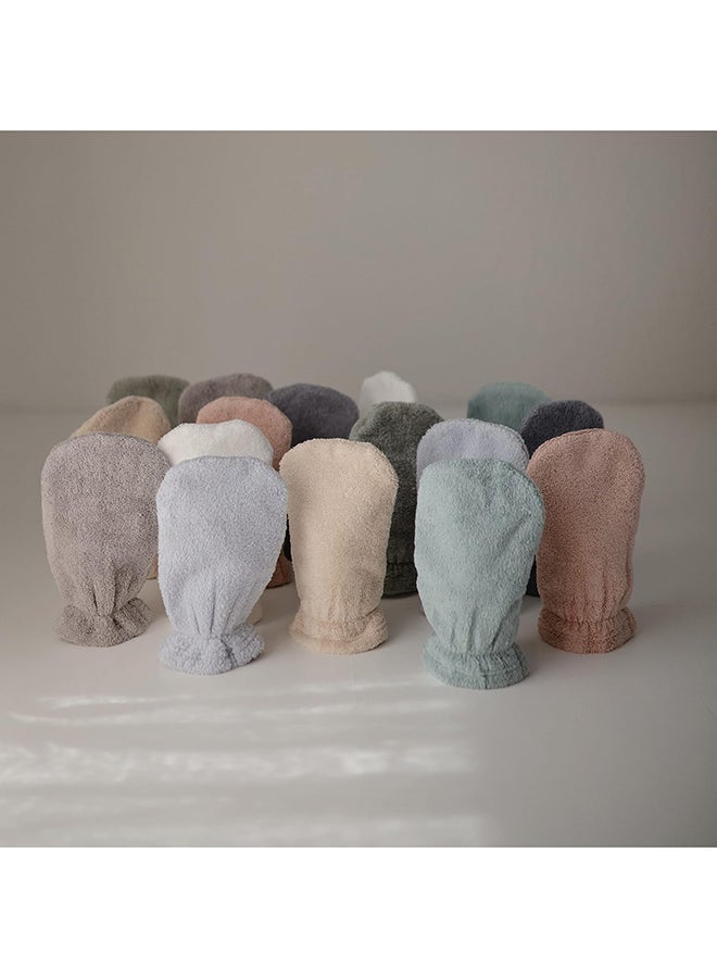 mushie قفاز استحمام موشي 2-pack أصفر خريفي - Image 4