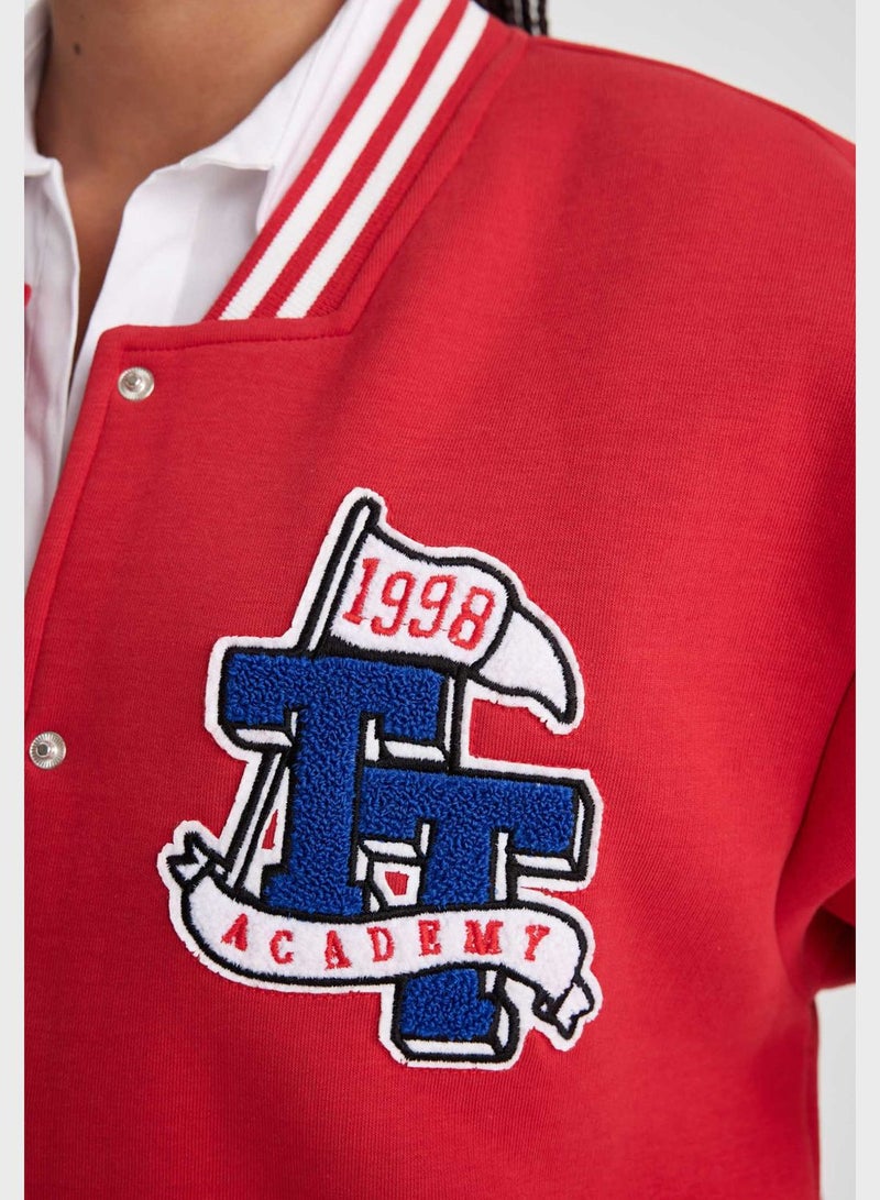 DeFacto Oversize Fit Pocket Detailed Bomber Jacket - Image 2
