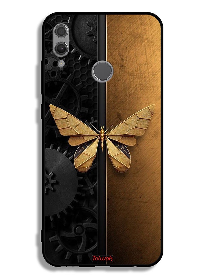 Tolwak Honor 10 Lite Protective Case Cover Steel Butterfly - Image 2