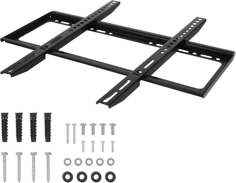 Adjustable Fixed Tv Wall Mount Bracket for 26-63 Inch Flat Screen Tvs with Screws Suitable for Bedrooms and Living Rooms - Image 1