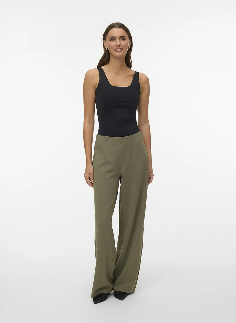 Vero Moda Black Women's VMDITTE Top Vest for Women | Best Price UAE