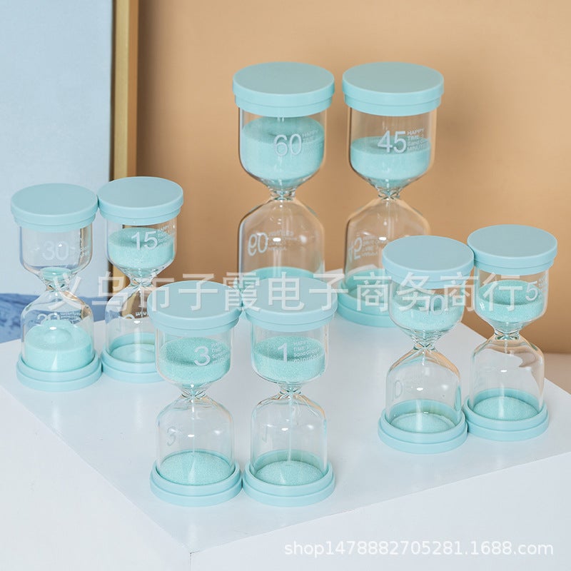 Macaron Sandglass 1/3/5/10 Hourglass Creative Gifts Children Reading Time Hourglass Ornaments - Image 4