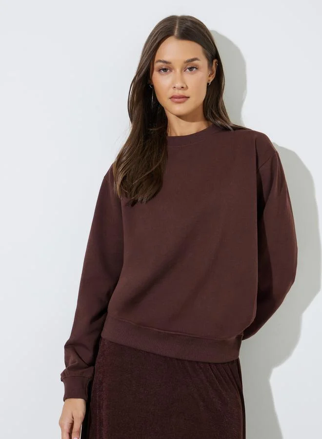 Regular fit regular length sweatshirt