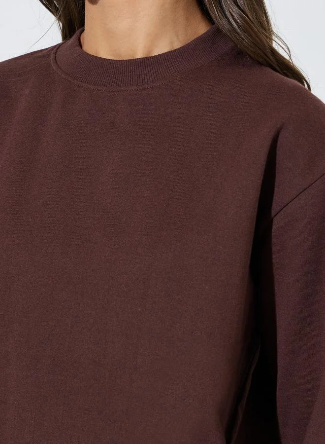 Styli  Regular fit regular length sweatshirt for Women | Best Price UAE