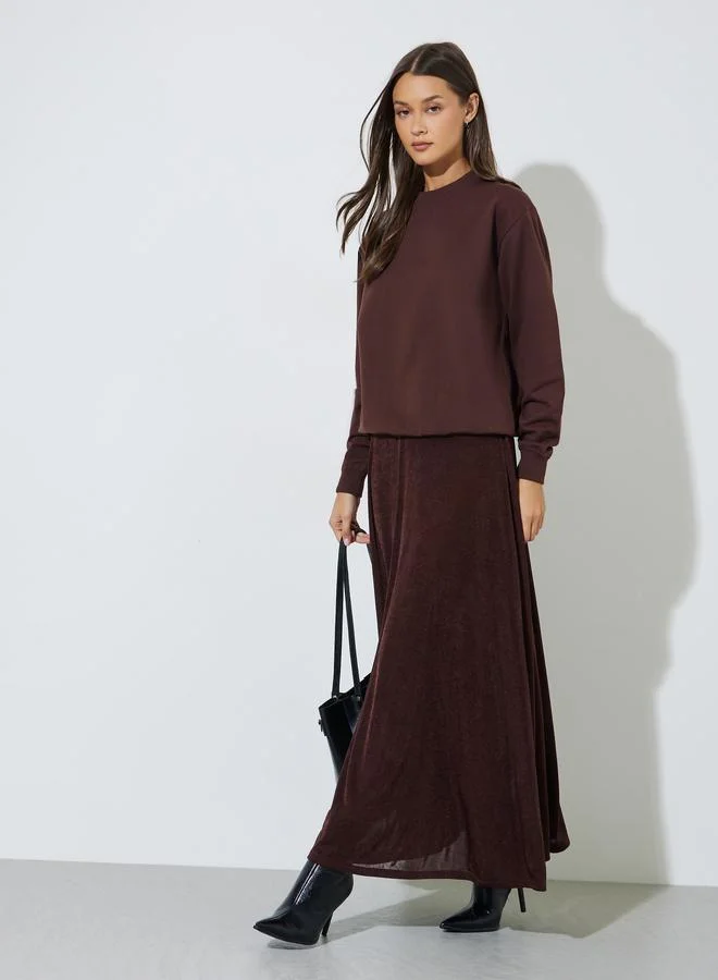 Styli  Regular fit regular length sweatshirt for Women | Best Price UAE