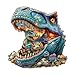 AEEKDOOK Wooden Puzzles for Adults Fantasy Dinosaur Wooden Puzzle Unique Animal Shapes Wooden Jigsaw Puzzles for Adults Valentine Gifts for Wood Puzzle Lovers Family 114 11in 200 Pieces - Image 2