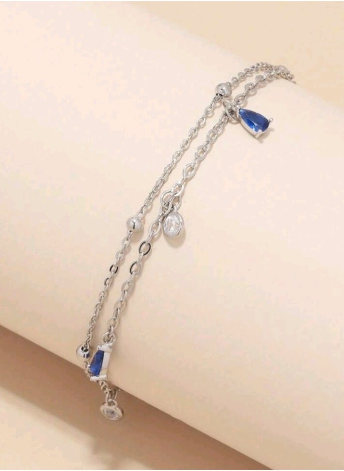 Jewelry For Life - Pure 925 Sterling Silver Anklet For Women - Image 1