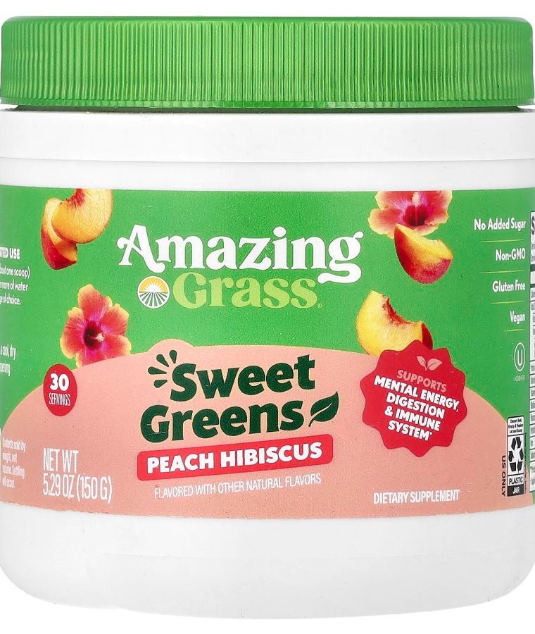 Sweet Greens Peach Hibiscus 5.29 oz (150 g)