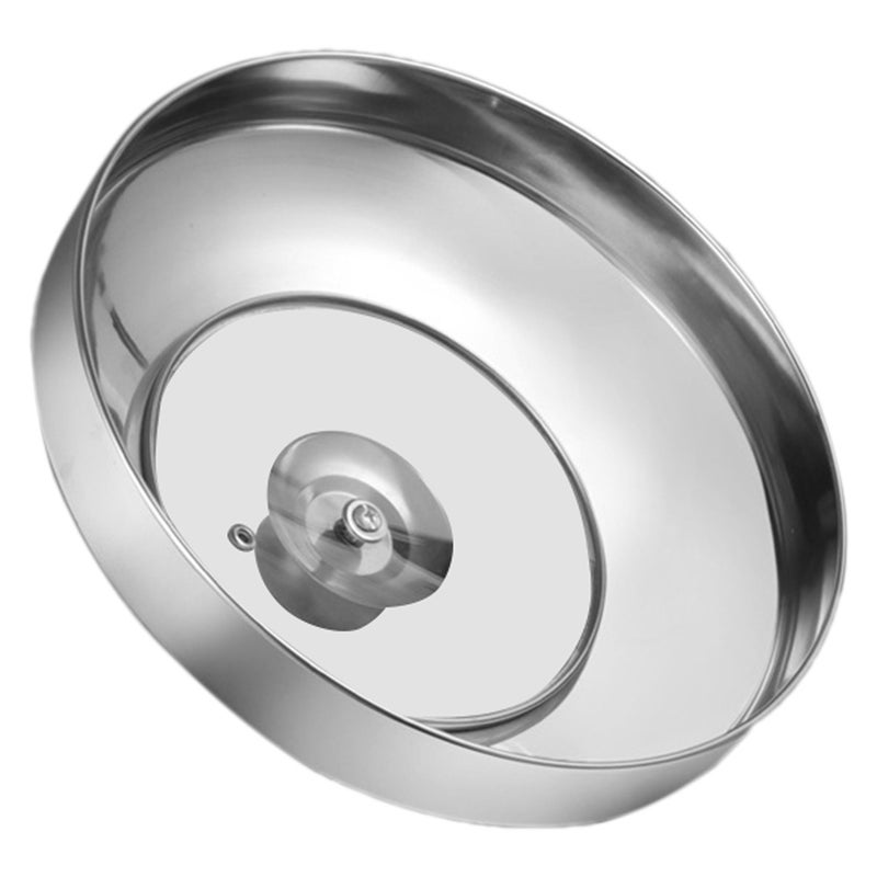 Stainless Steel Pan Lid Round Pot Lid Steam Pot Lid Stainless Steel Universal Lid Frying Pan Cover - Image 4