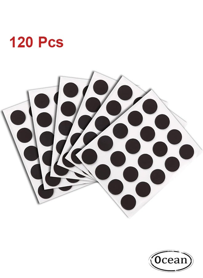 Ocean 120 Pcs Round Magnets with Adhesive Backing, Flexible Self Adhesive Magnets for Crafts, Small Sticky Magnetic Dots for Hanging Light Objects, DIY, School, Office, Home  - Image 1