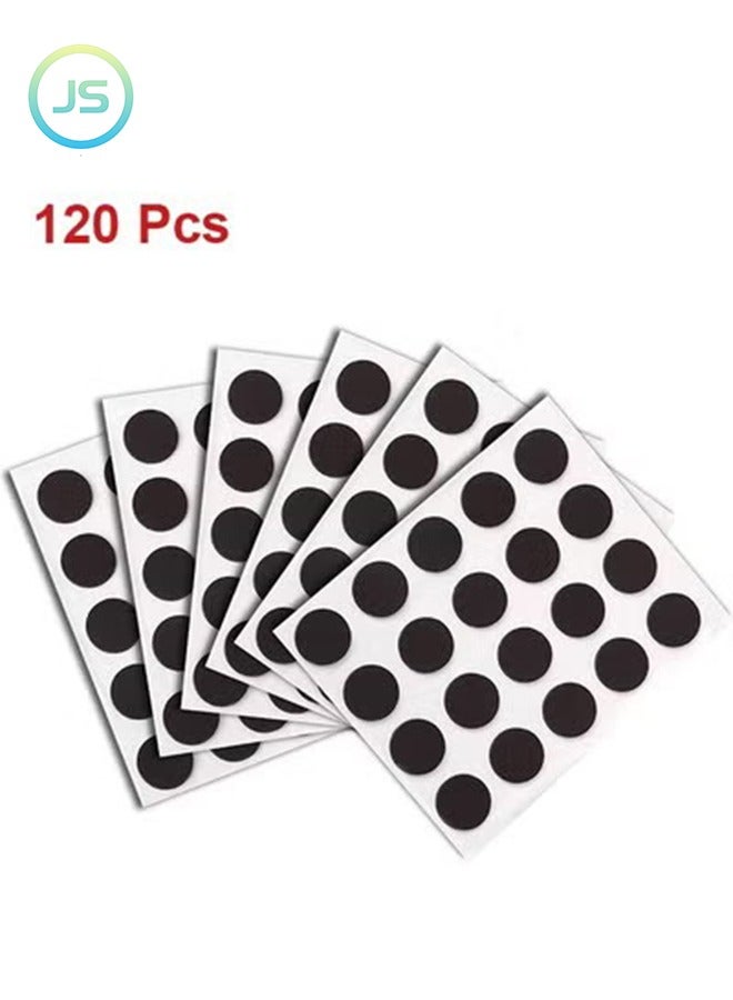 جي أس 120 قطعة من المغناطيسات المستديرة مع دعم لاصق، مرنة ذاتية اللصق المغناطيسات للحرف، صغيرة لاصقة النقاط المغناطيسية لتعلق الأجسام الخفيفة، DIY، المدرسة، المكتب، المنزل - Image 1