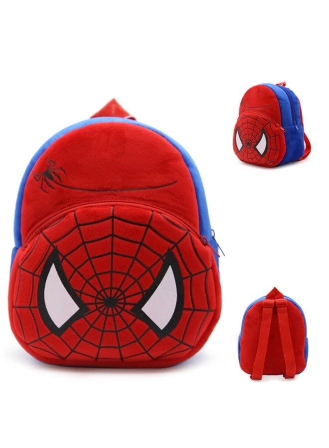 Cute Soft Plush Toddler Spider Backpack, Cartoon Animal Mini Schoolbag For Baby Boys Girls - Image 1